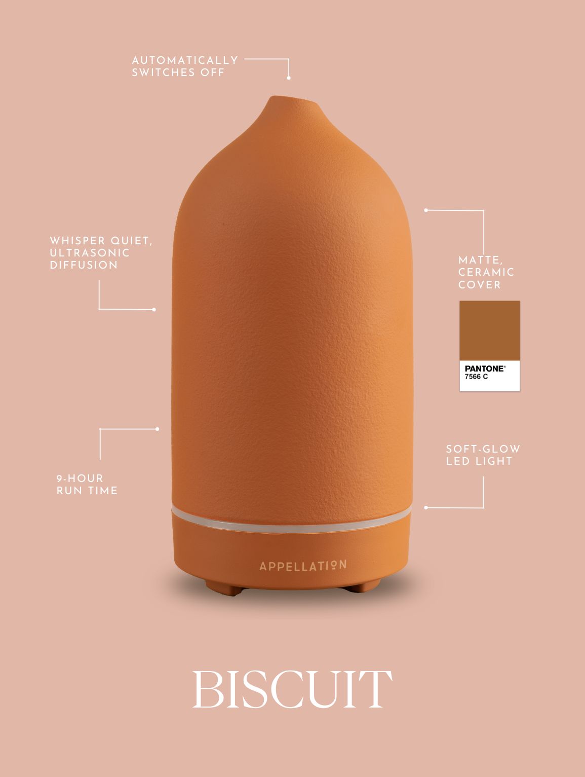 BISCUIT TERRACOTTA | Appellation Stone Essential Oil Diffuser