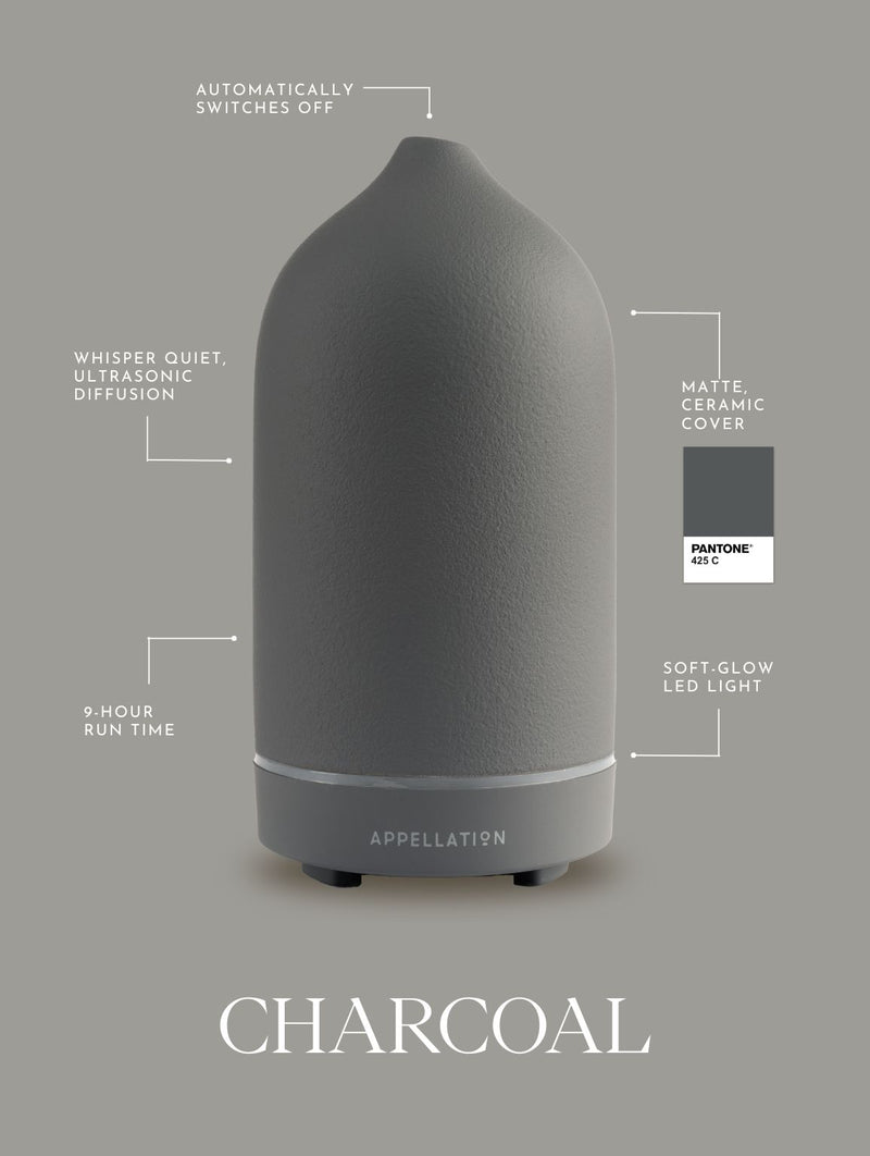 Stone Essential Oil Diffuser | Charcoal
