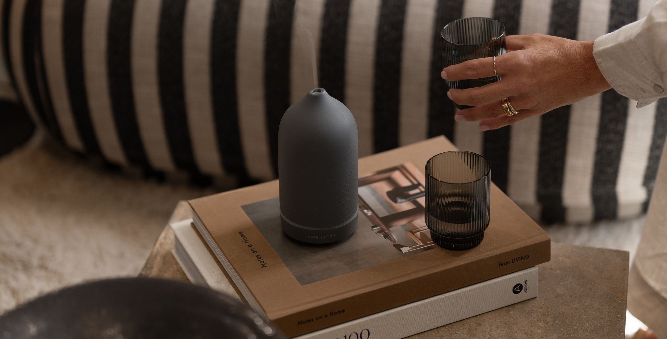 CHARCOAL GREY | Appellation Stone Essential Oil Diffuser