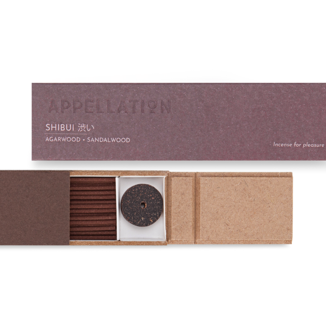 SHIBUI Appellation Japanese Incense Sticks Agarwood & Sandalwood