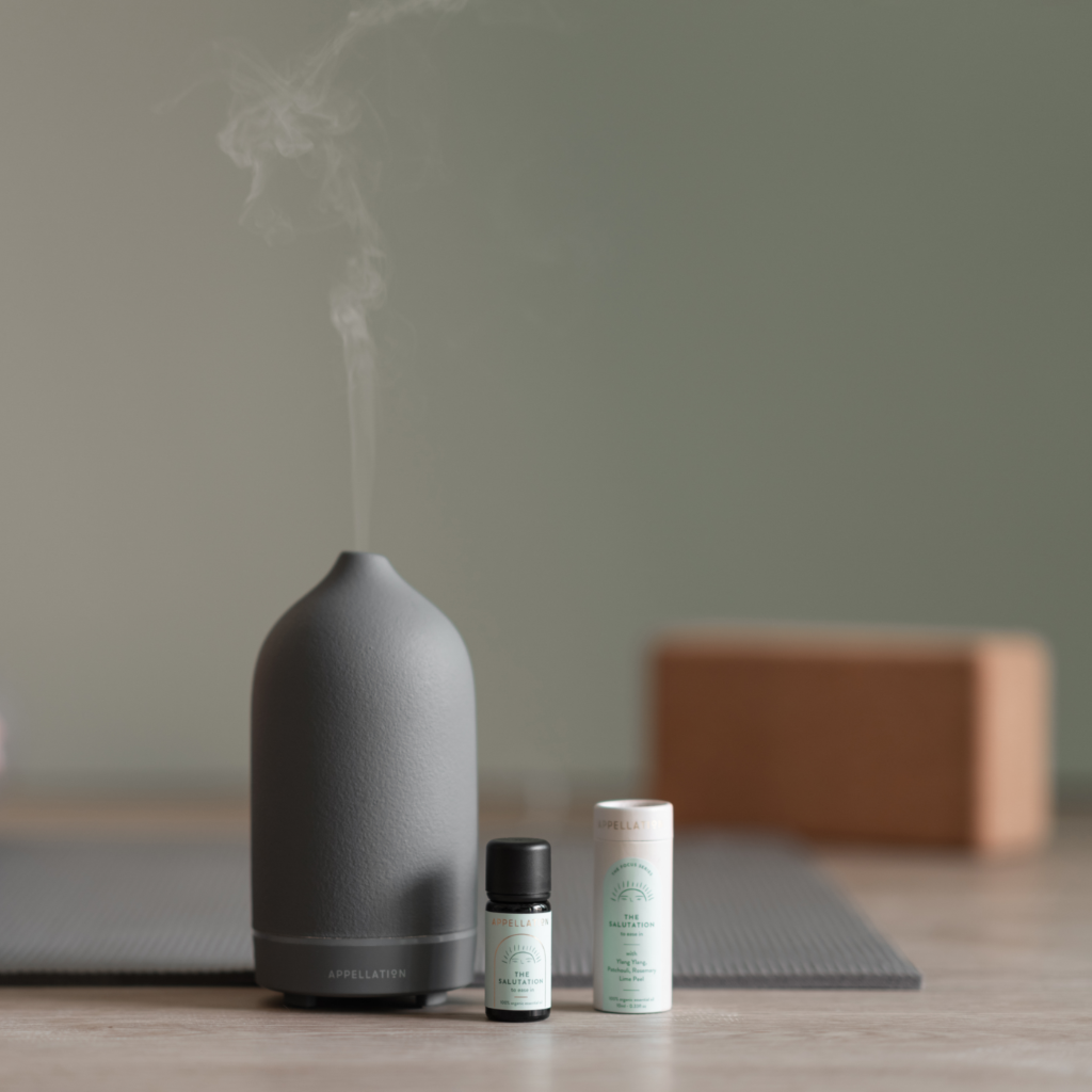 APPELLATION STARTER KIT Charcoal Grey Diffuser & The Salutation